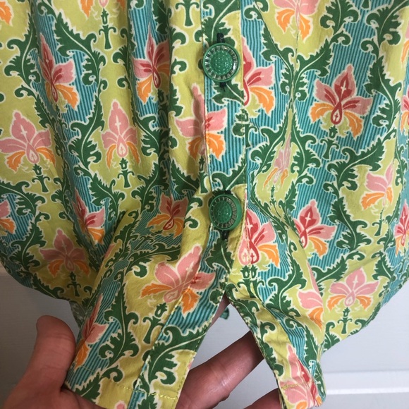 Matilda Jane Button Down 3/4 Sleeve Shirtdress. Size Small - Picture 4 of 8